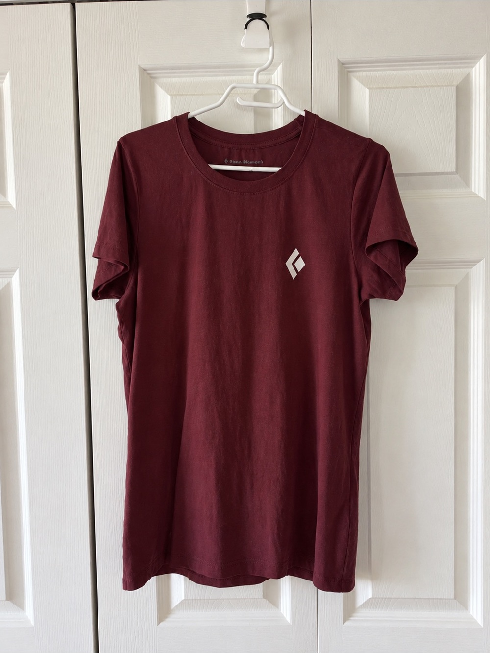 Black Diamond Women's Burgundy Short-Sleeve Crew Tee